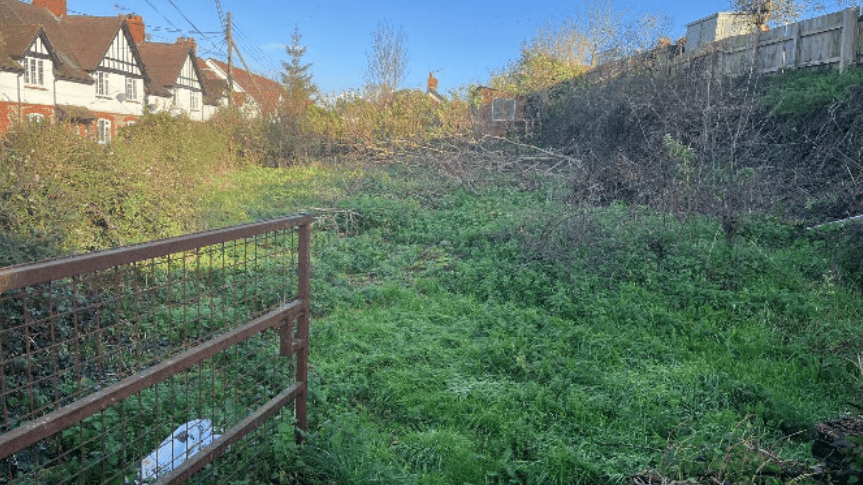 Plans to turn overgrown garden into site for four houses Plans to turn overgrown garden into site for four houses
