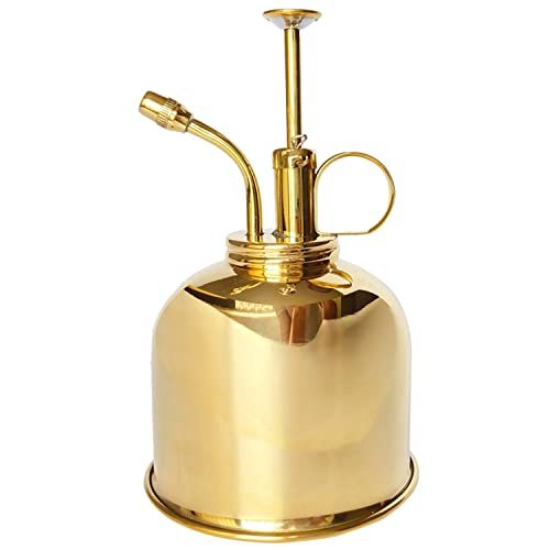 Brass Golden Spray Lianshi Can Plant Spay Bottle Inner Flower Spray Mister 300ml/10.56 Oz 1pcs/lot