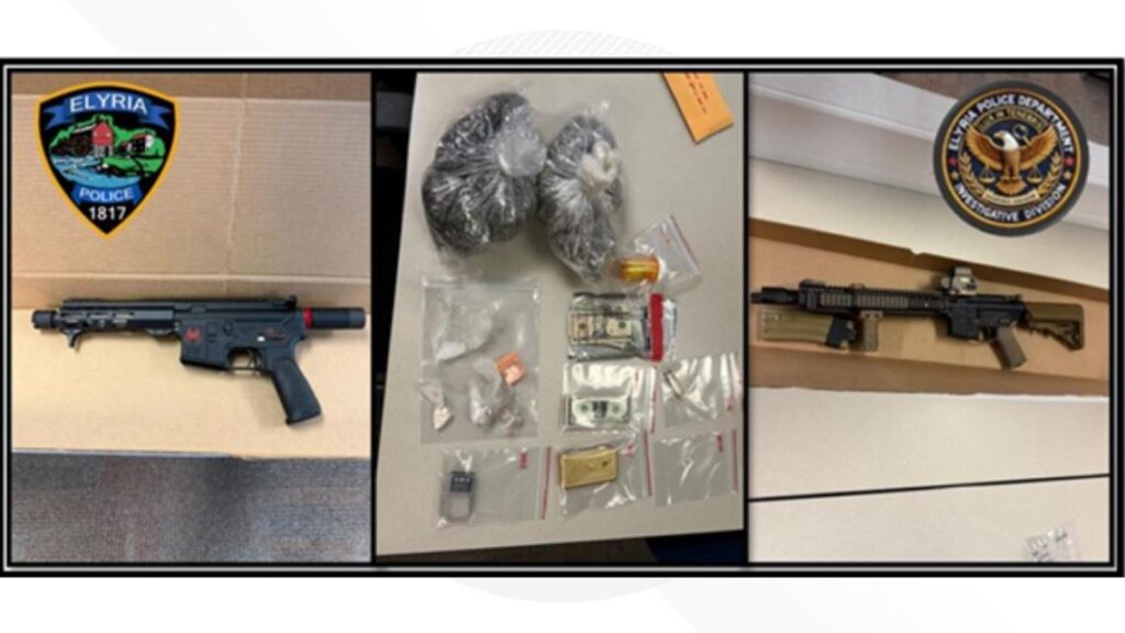 Elyria police arrest 2, seize drugs and guns in Garden Street raid with children present