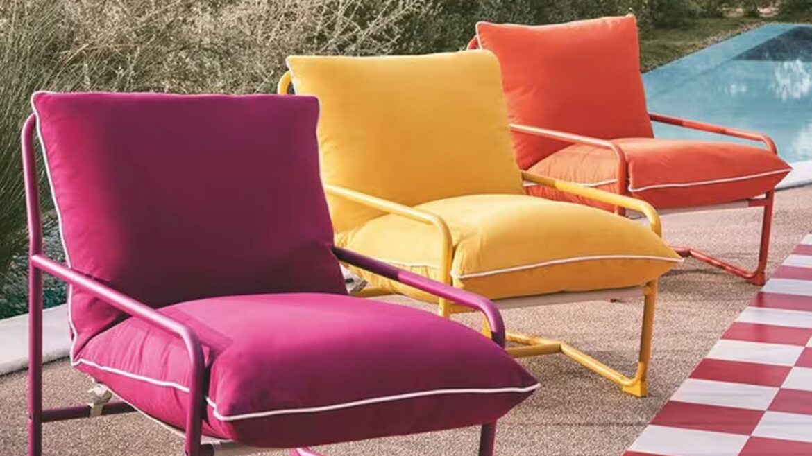 John Lewis's sellout garden chair has had a colourful makeover