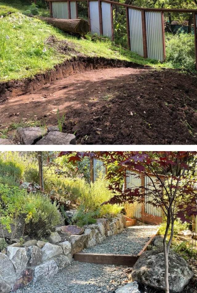 If you're someone who likes hopping onto Zillow to gawk at houses, one homeowner's revamped backyard is the garden version of that.