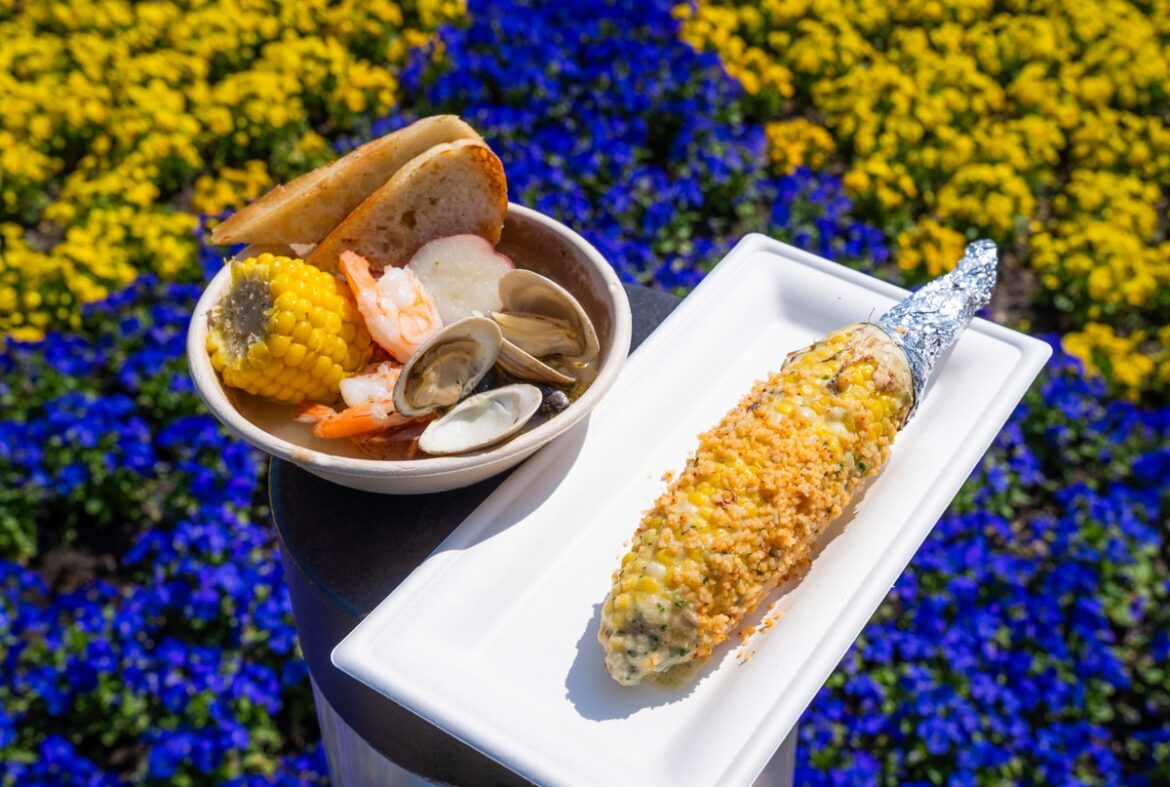 Full Outdoor Kitchen Food Booth Menus for 2026 EPCOT Flower & Garden Festival