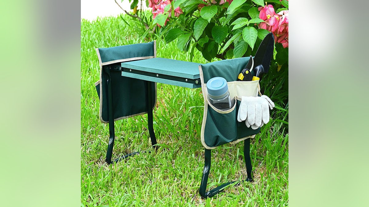 Use this bench to kneel and work in your garden.