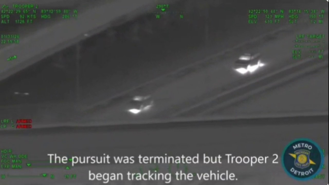 State police Trooper 2 tracks down fleeing Garden City suspects