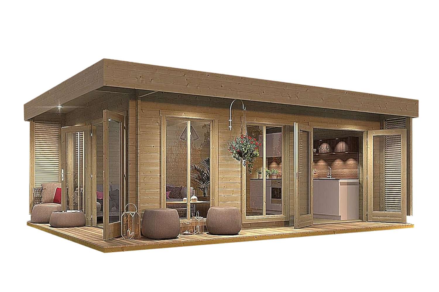 Amazon Allwood Bonaire | 225 SQF Resort Styled Cabin Kit