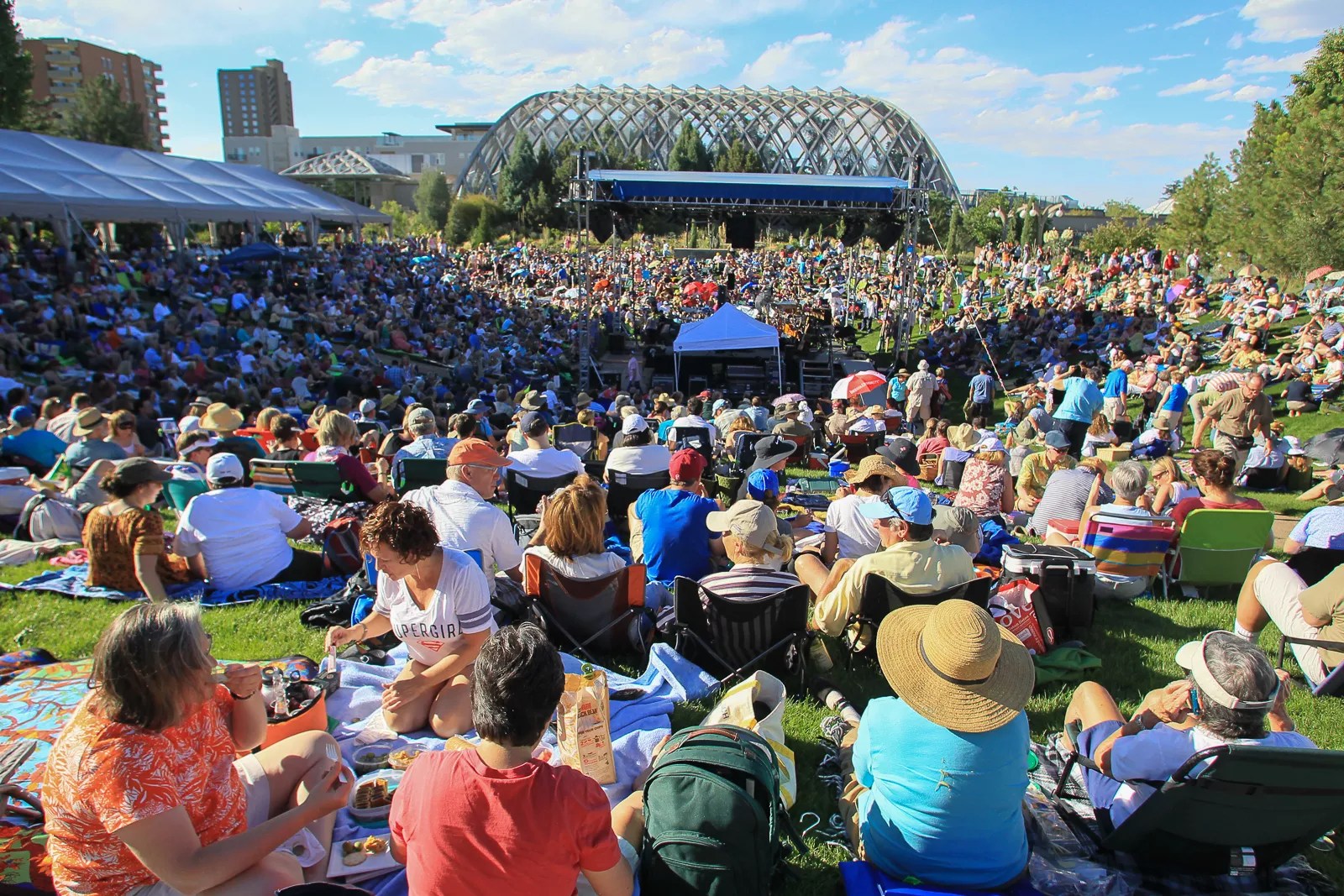 concert at Denver botanic gardens