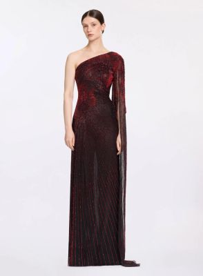 Bead Embroidered Dress (D1091NR26BE064)