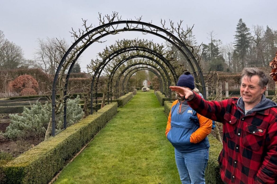 The challenge for gardening school of being able to store rainwater