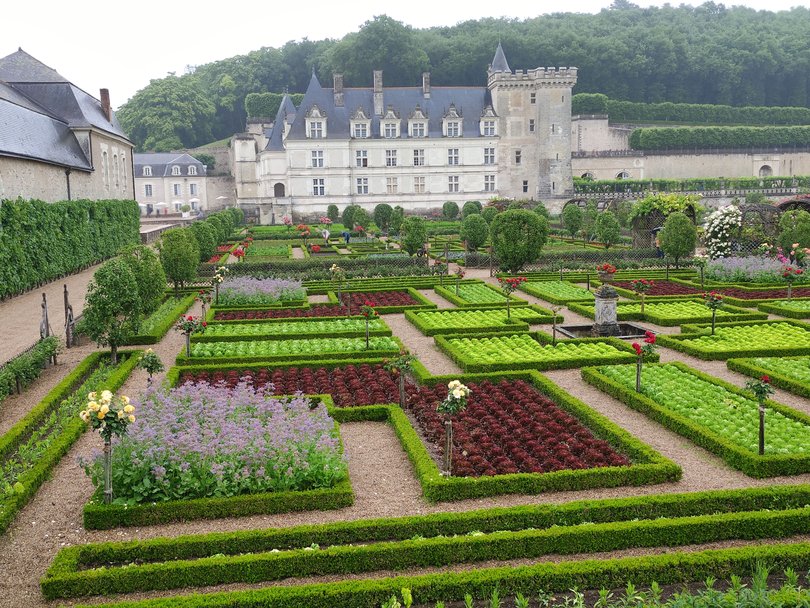 These stunning gardens unfold by the Chateau de Villandry.
