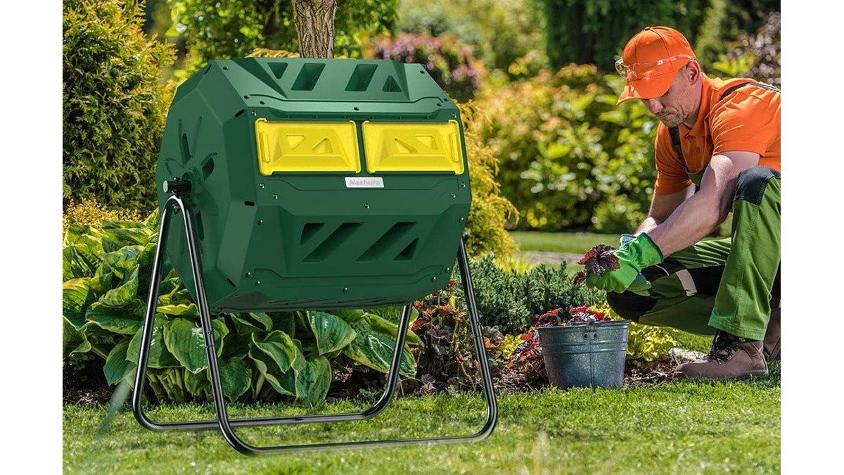 Make your own garden soil with composted food scraps.