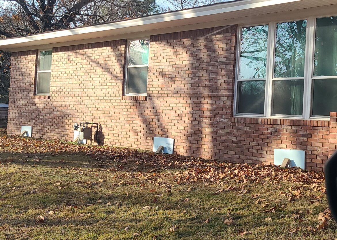 Landscape around ground level vents?