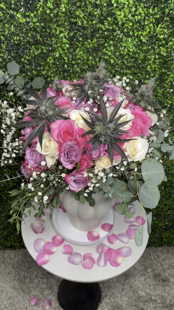 The flowers she really wants.