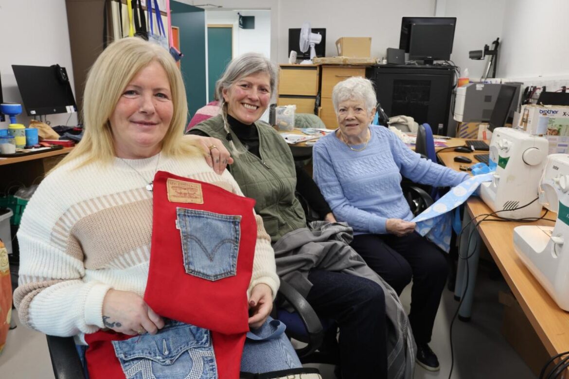 Gardening group swaps sowing for sewing at Greenock community centre