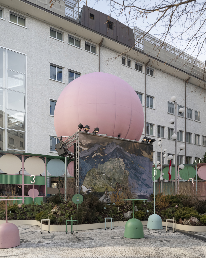 alpine garden installation by BUREAU emerges in milan’s urban fabric for winter olympics - 3