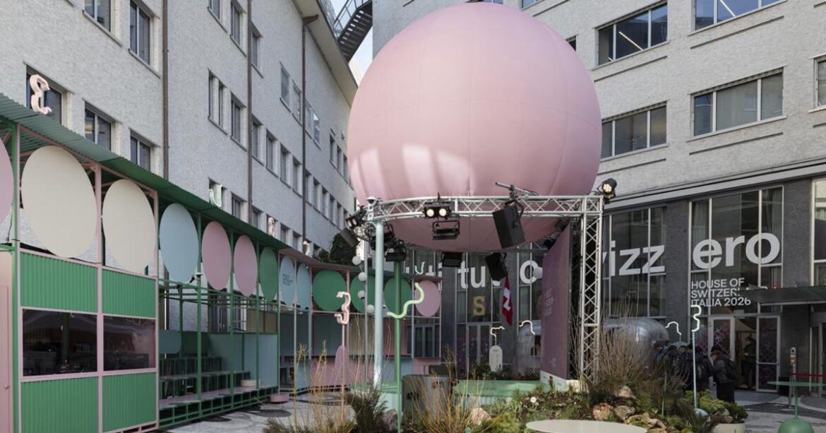alpine garden installation by BUREAU emerges in milan’s center alpine garden installation by BUREAU emerges in milan’s center