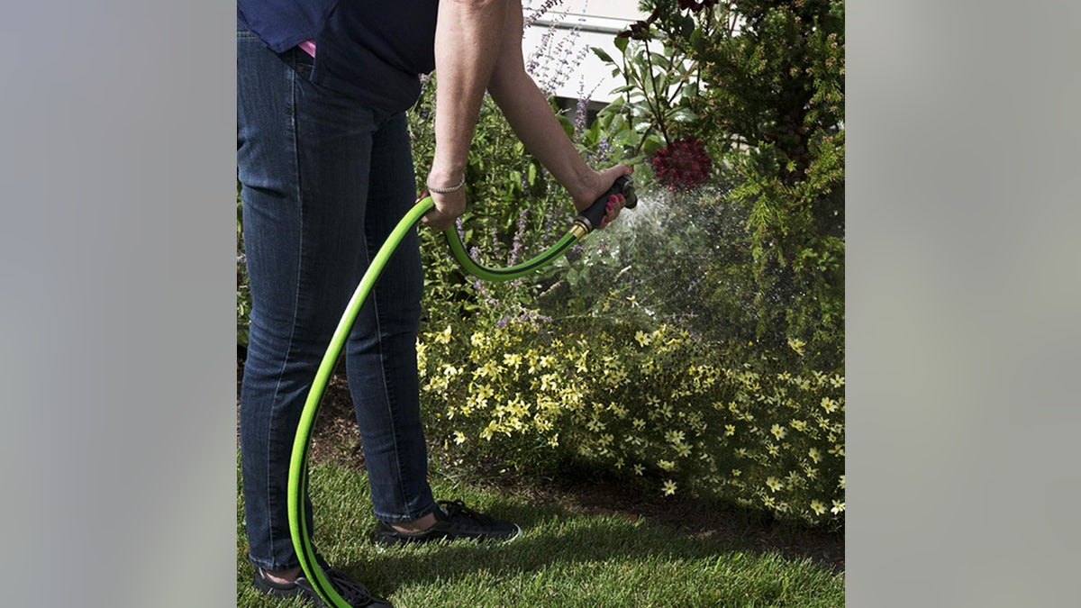 Garden hoses allow you to water frequently.