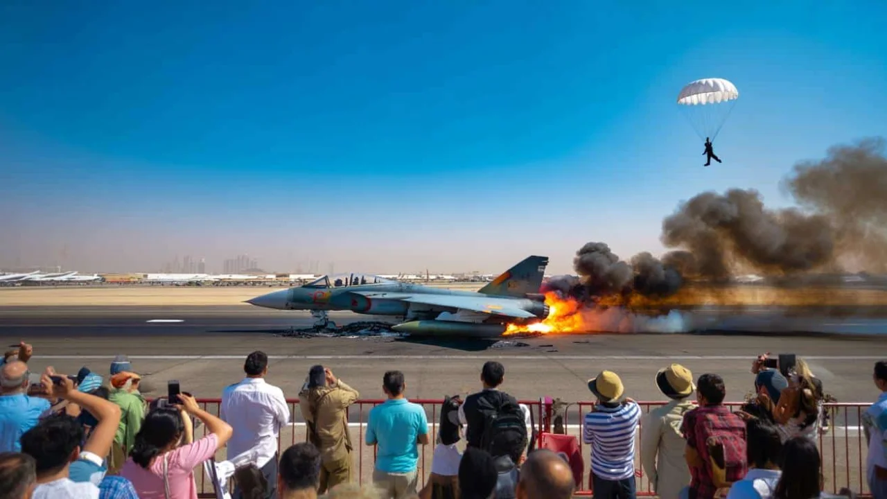 IAF Tejas jet crash at Dubai Airshow marks troubling second incident in aircraft’s troubled history