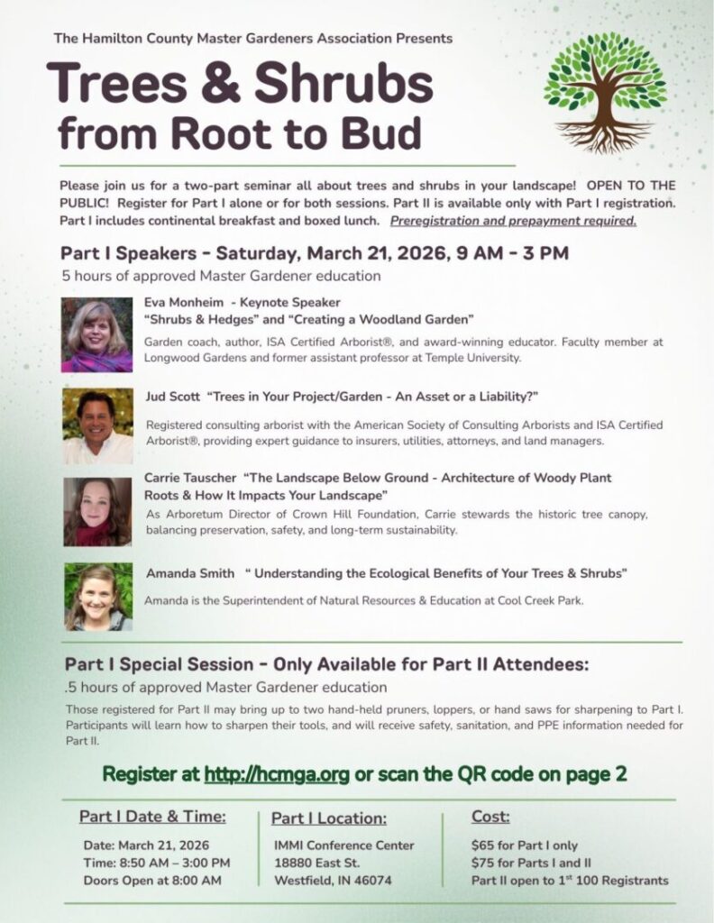 Master Gardeners Offer 2-Part Seminar Master Gardeners Offer 2-Part Seminar