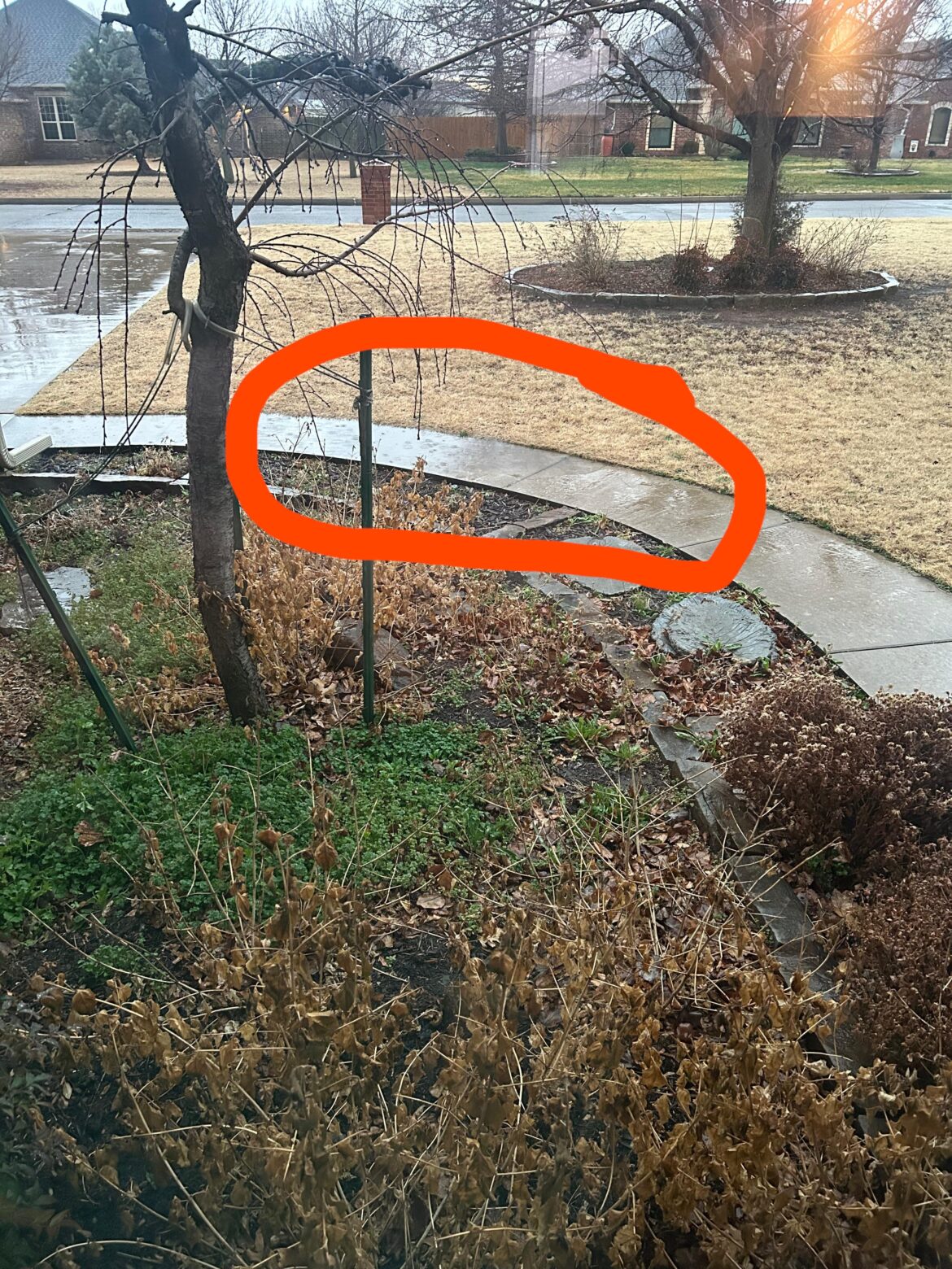 How would you fix this standing water issue?