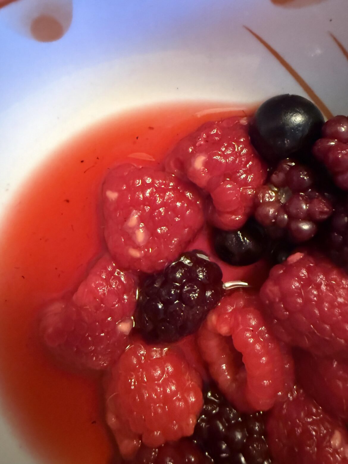 Yellow things on frozen raspberries?