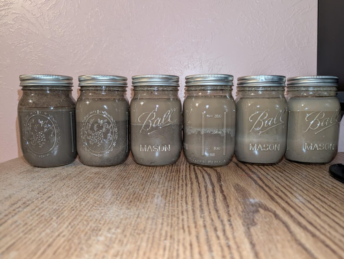 Amending silt-loam soil