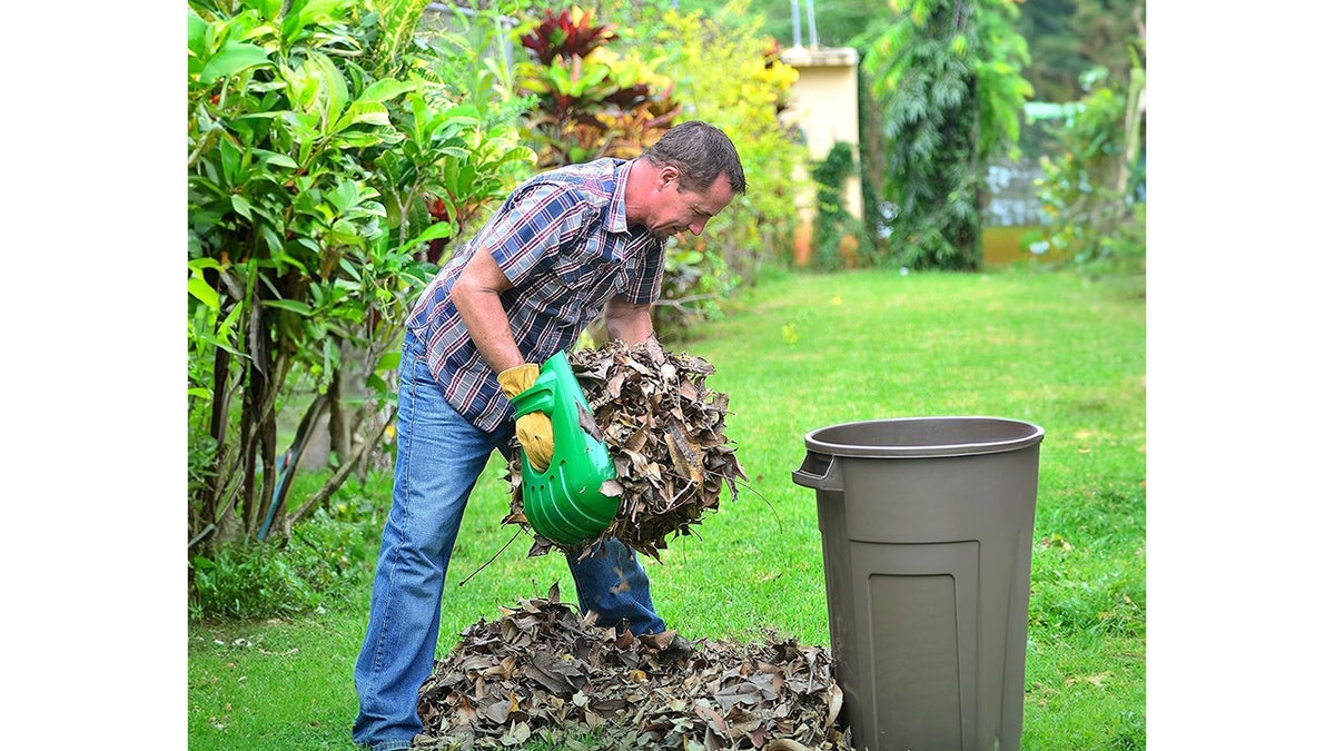 Scoop up massive piles of leaves.