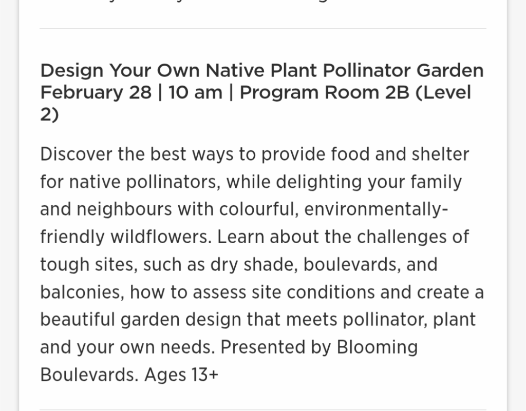 Native Seeds - Local!