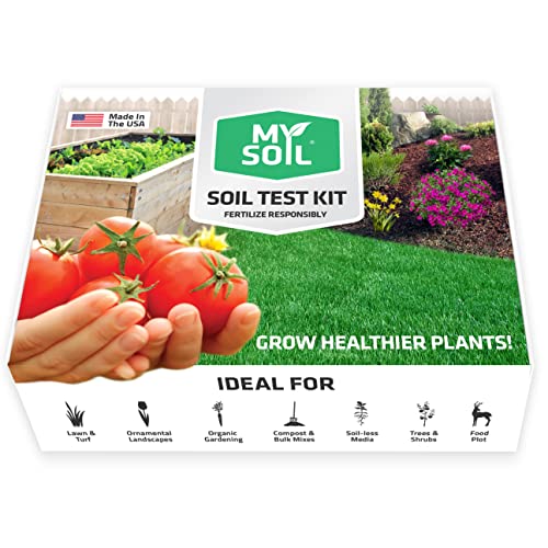 Mysoil Soil Test Kit, Unlock Your Lawn &amp; Garden Potential, Complete &amp; Accurate Nutrient and Ph Analysis With Recommendations Tailored to Your Soil and Plant Needs