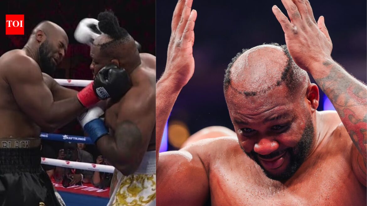 What happened when Jarrell Miller lost his wig mid fight at Madison Square Garden? Boxer explains the real reason | International Sports News What happened when Jarrell Miller lost his wig mid fight at Madison Square Garden? Boxer explains the real reason | International Sports News