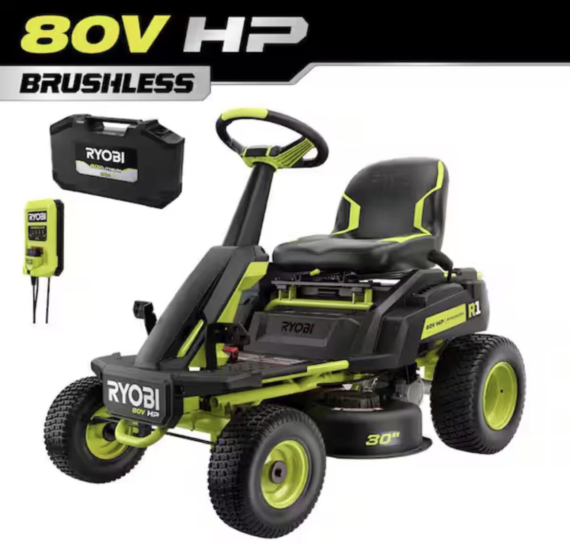 Anyone getting the new Ryobi ride mower 30inch 80v for this season? PA