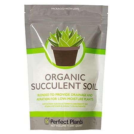 Perfect Plants Succulent &amp; Cactus Soil Mix - 1 Quart
