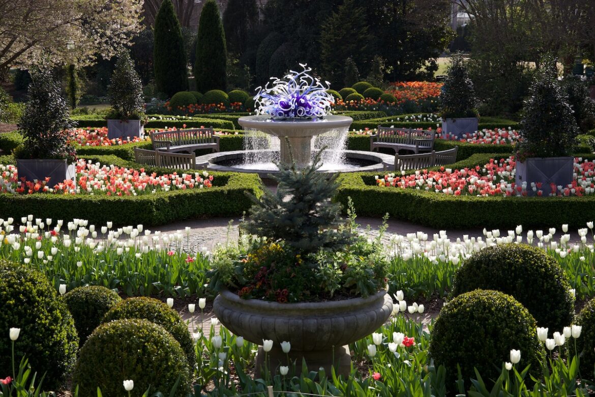 The Atlanta Botanical Garden Is Celebrating Its 50th Anniversary With A Massive Display Of 140,000 Tulips, Daffodils & More On The Great Lawn The Atlanta Botanical Garden Is Celebrating Its 50th Anniversary With A Massive Display Of 140,000 Tulips, Daffodils & More On The Great Lawn