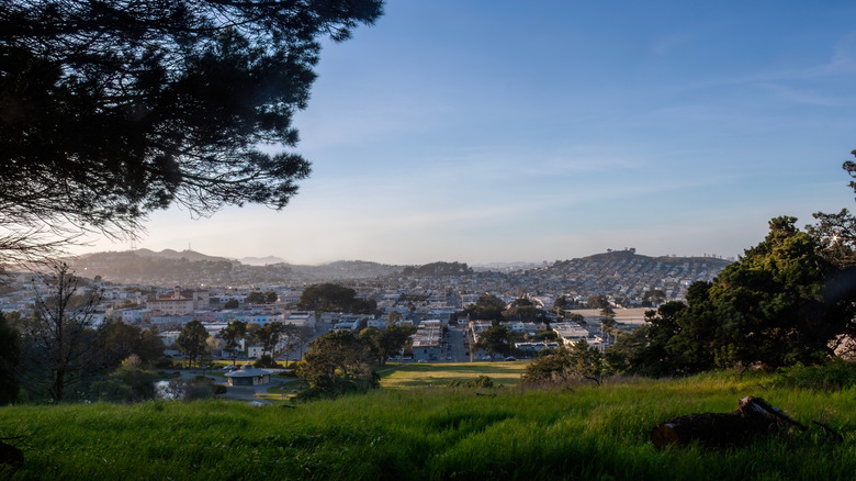The view from McLaren Park in San Francisco