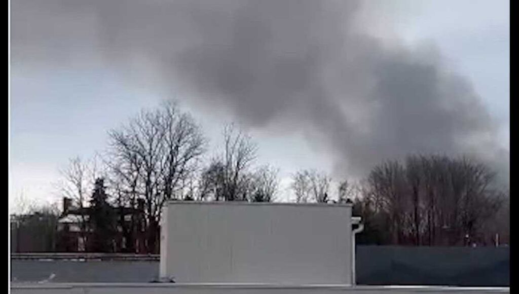 Huge fire burns in Spring Garden Township, York County