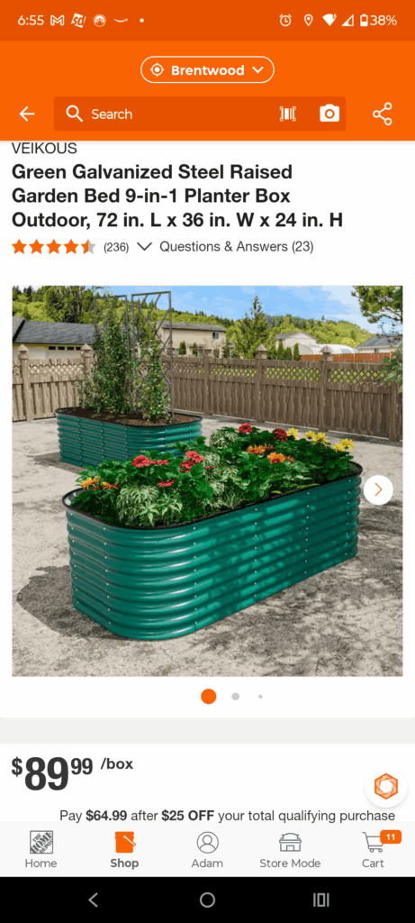 Anyone use a galvanized metal raised over wood, what's your experience?