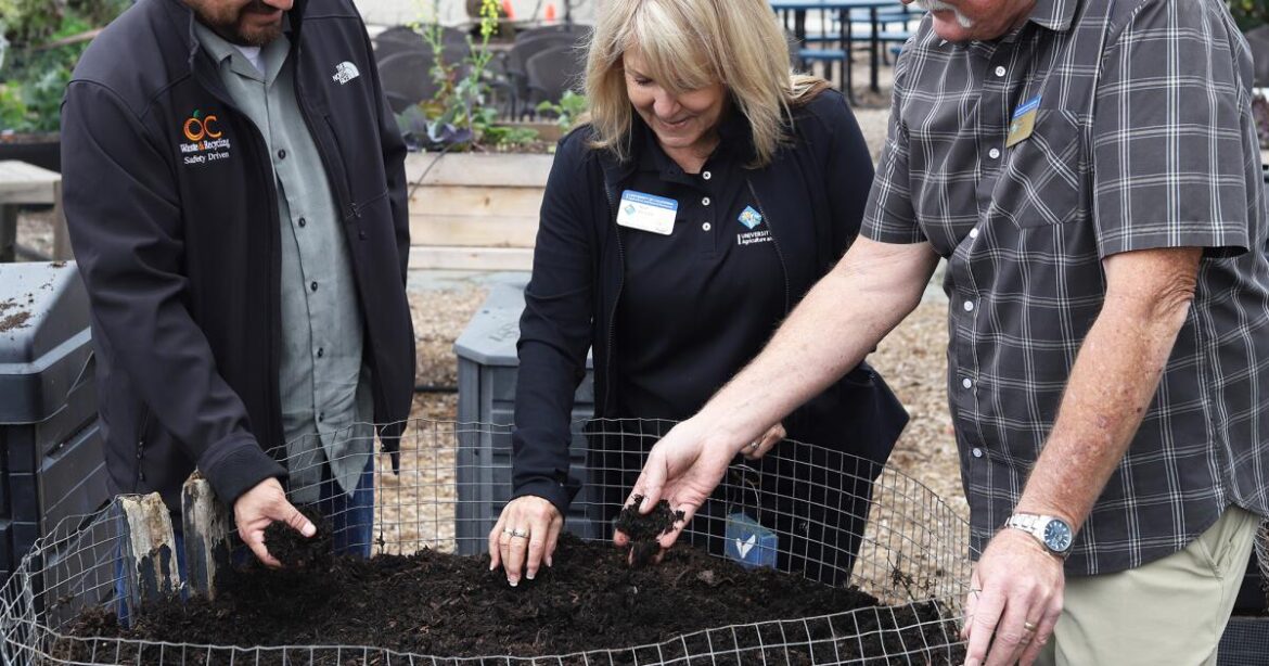 UC South Coast Research Center digs into composting with OC Waste & Recycling