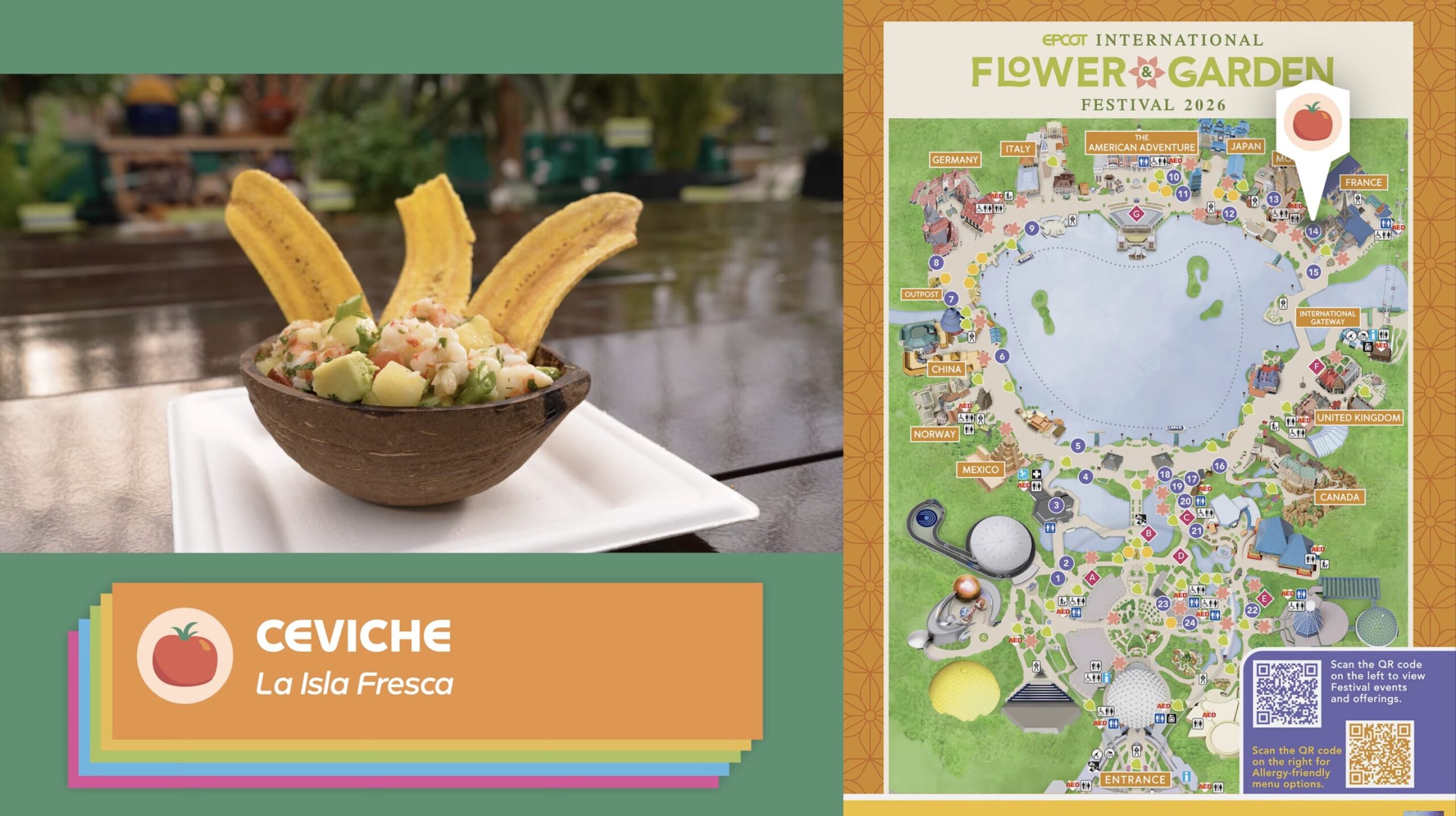 EPCOT Flower & Garden Festival 2026 Menu preview