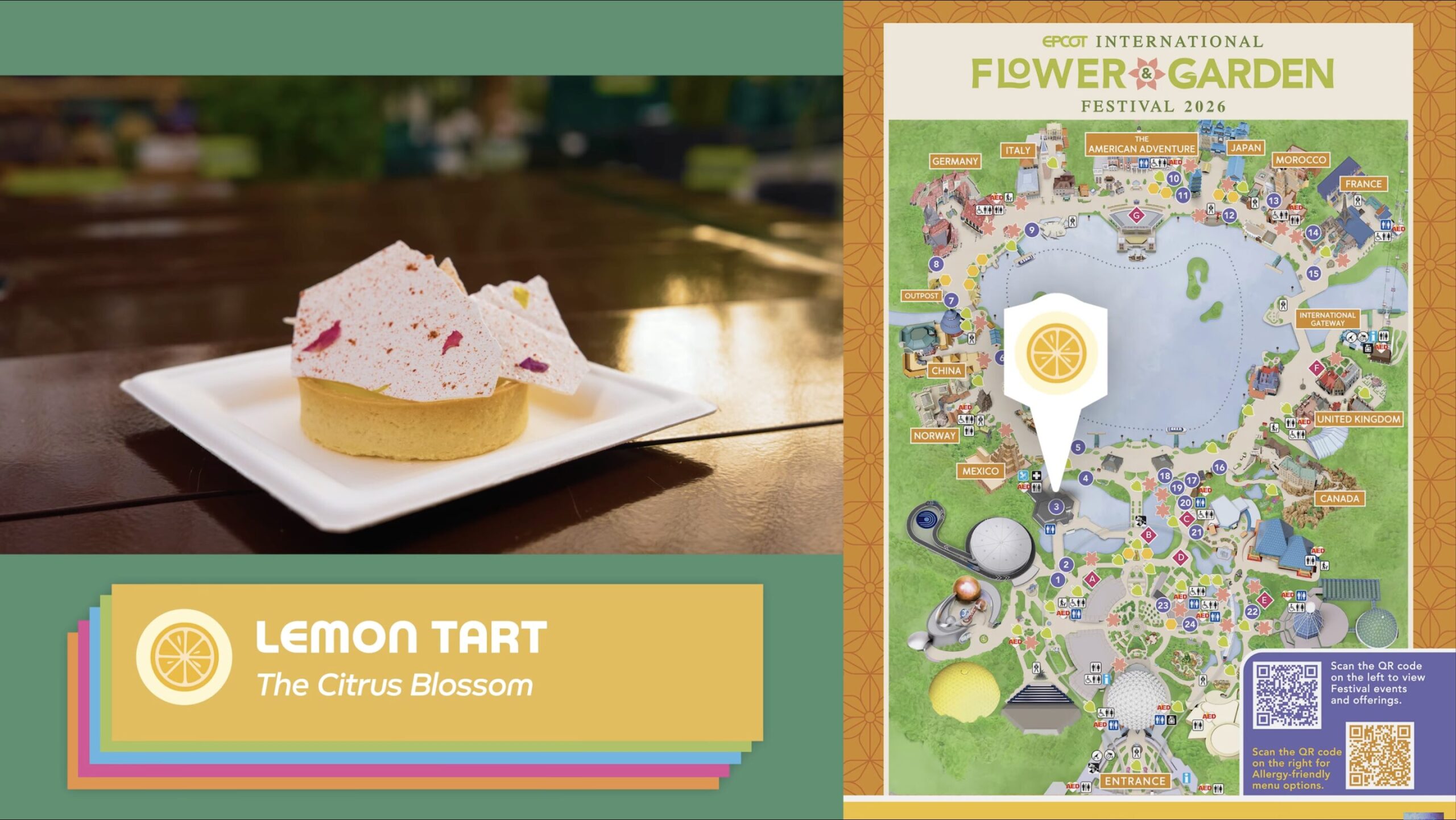 EPCOT Flower & Garden Festival 2026 Menu preview