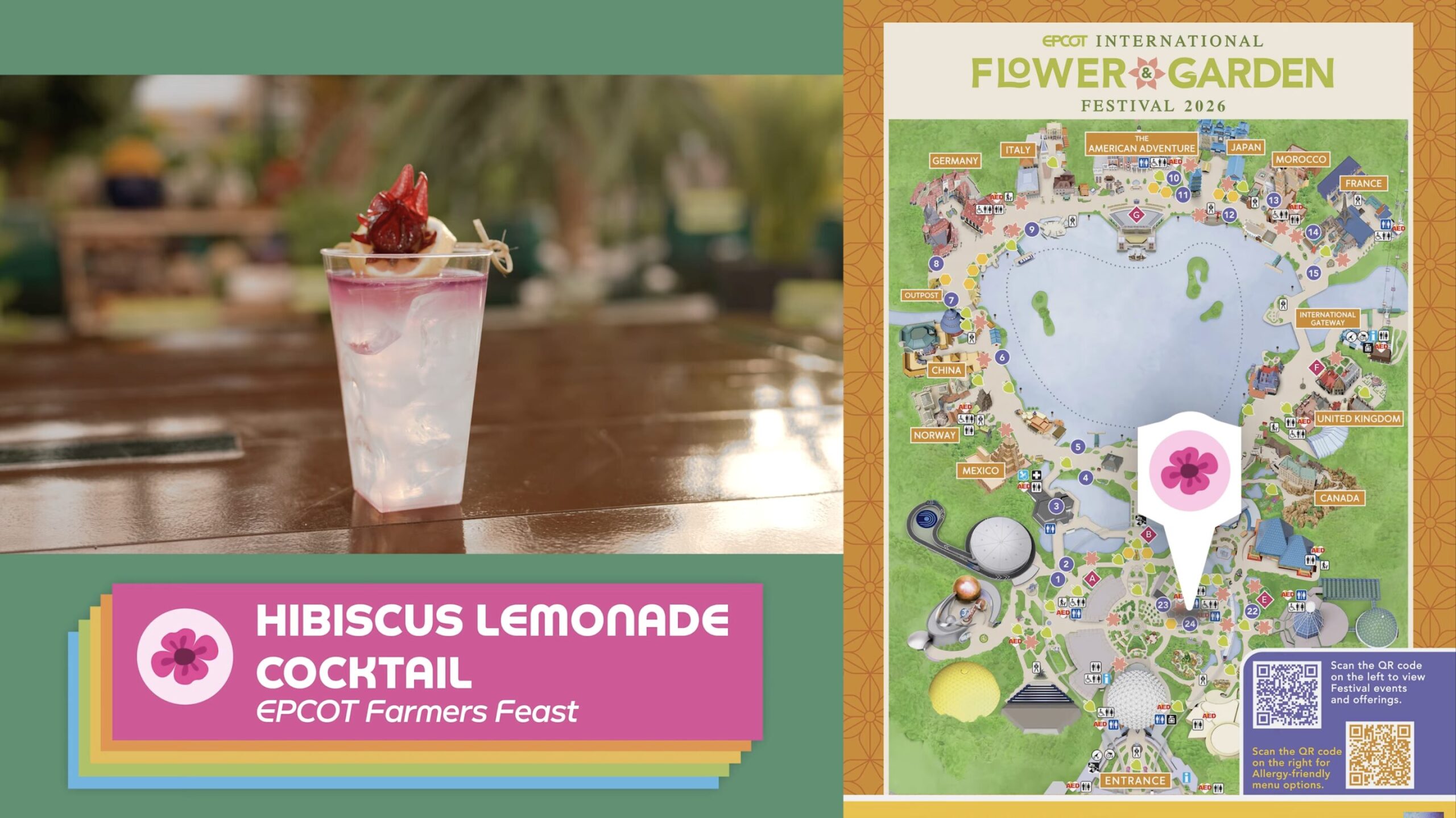 EPCOT Flower & Garden Festival 2026 Menu preview