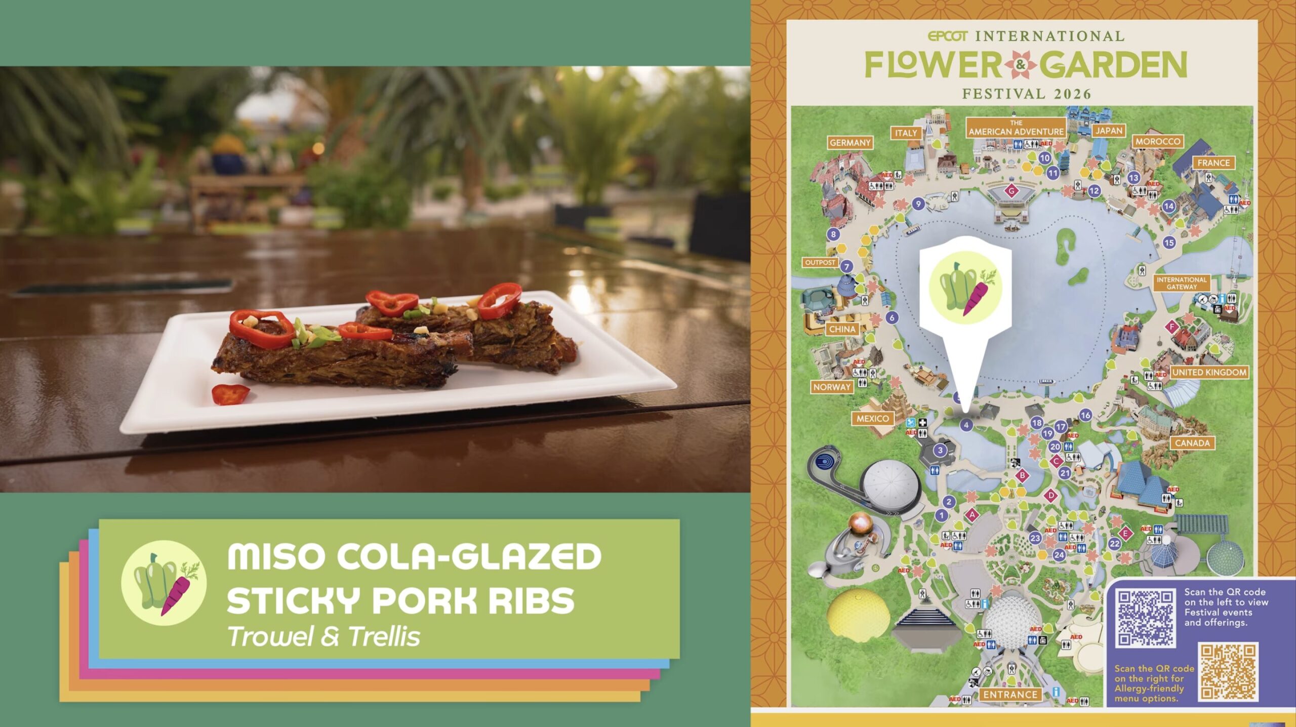EPCOT Flower & Garden Festival 2026 Menu preview