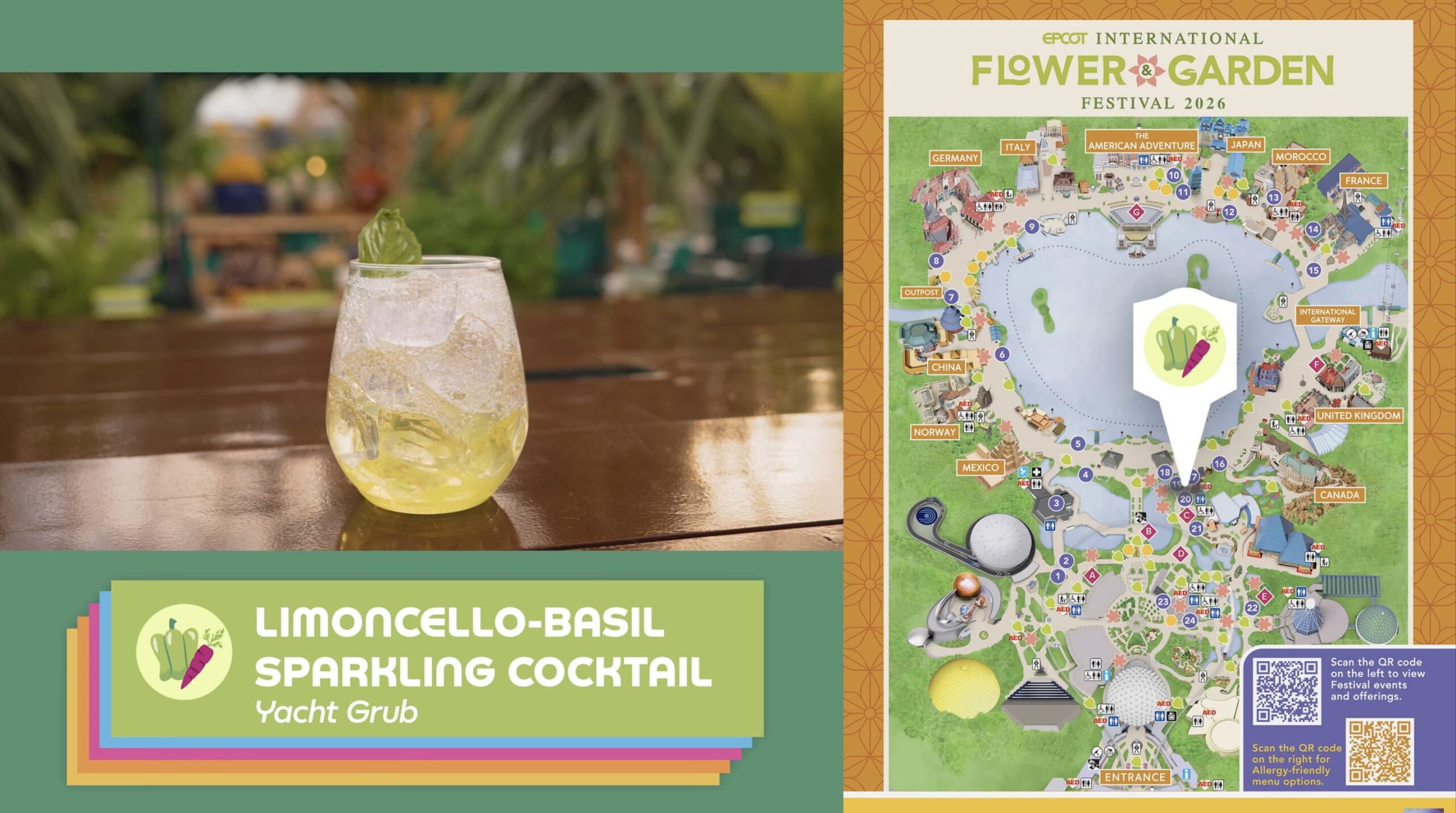 EPCOT Flower & Garden Festival 2026 Menu preview
