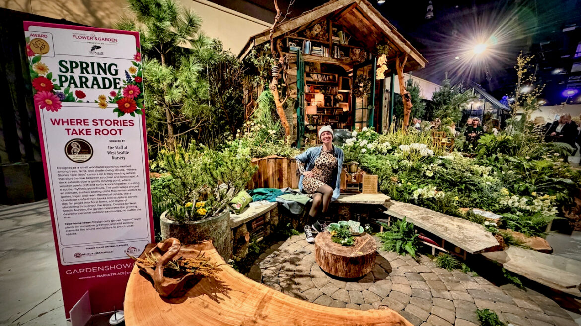 West Seattle Nursery’s "Little Free Library" Garden Wins Best in Show for Hardscape at Seattle Flower and Garden Show
