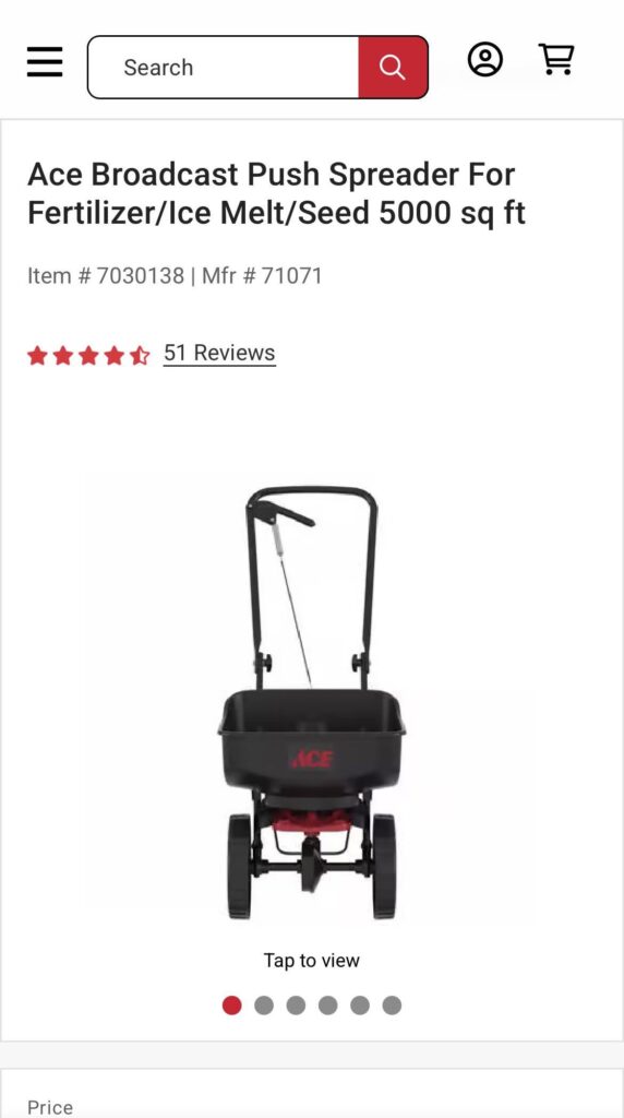 Opinions on Ace lawn spreader