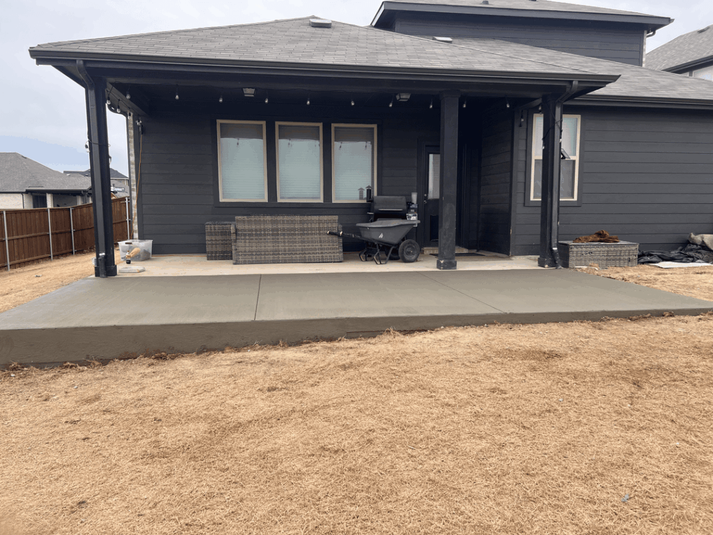 What’s the cleanest way to transition from patio to yard with a 1.5’ drop?