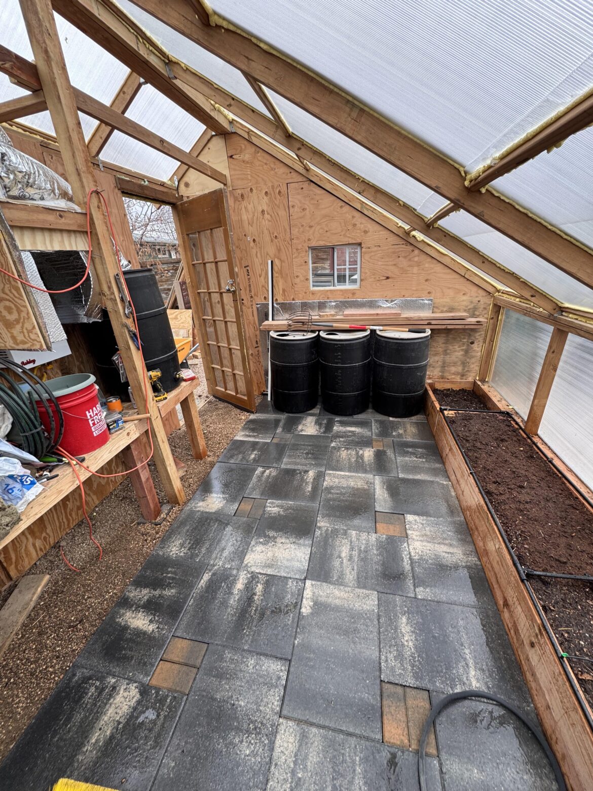 Greenhouse flooring update: Greenhouse flooring update: