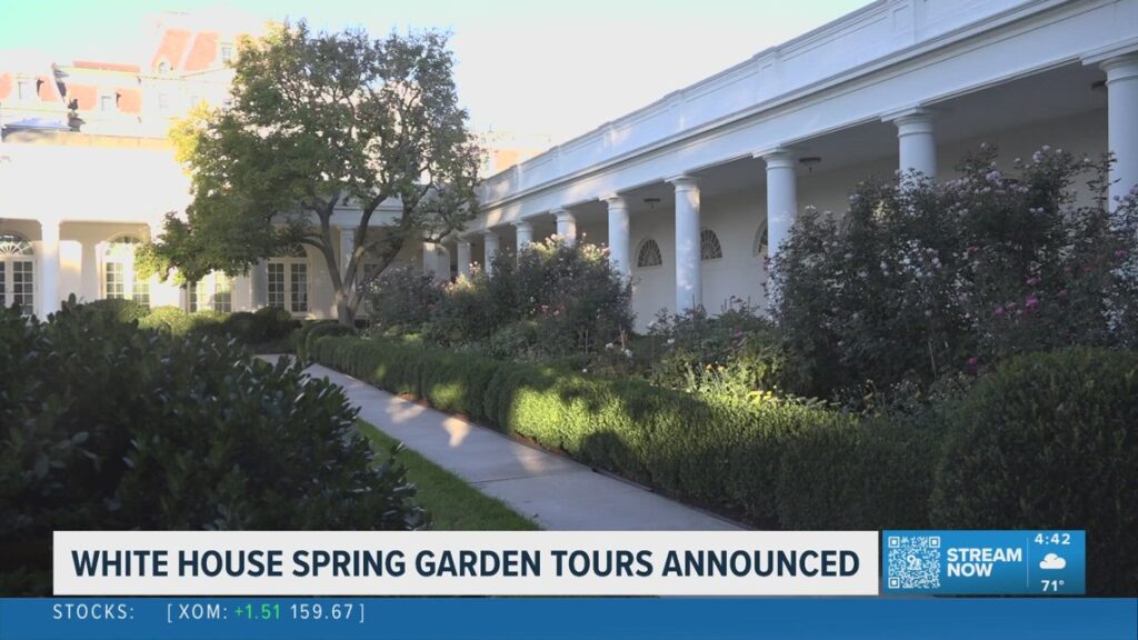 White House opening garden to tours this spring White House opening garden to tours this spring