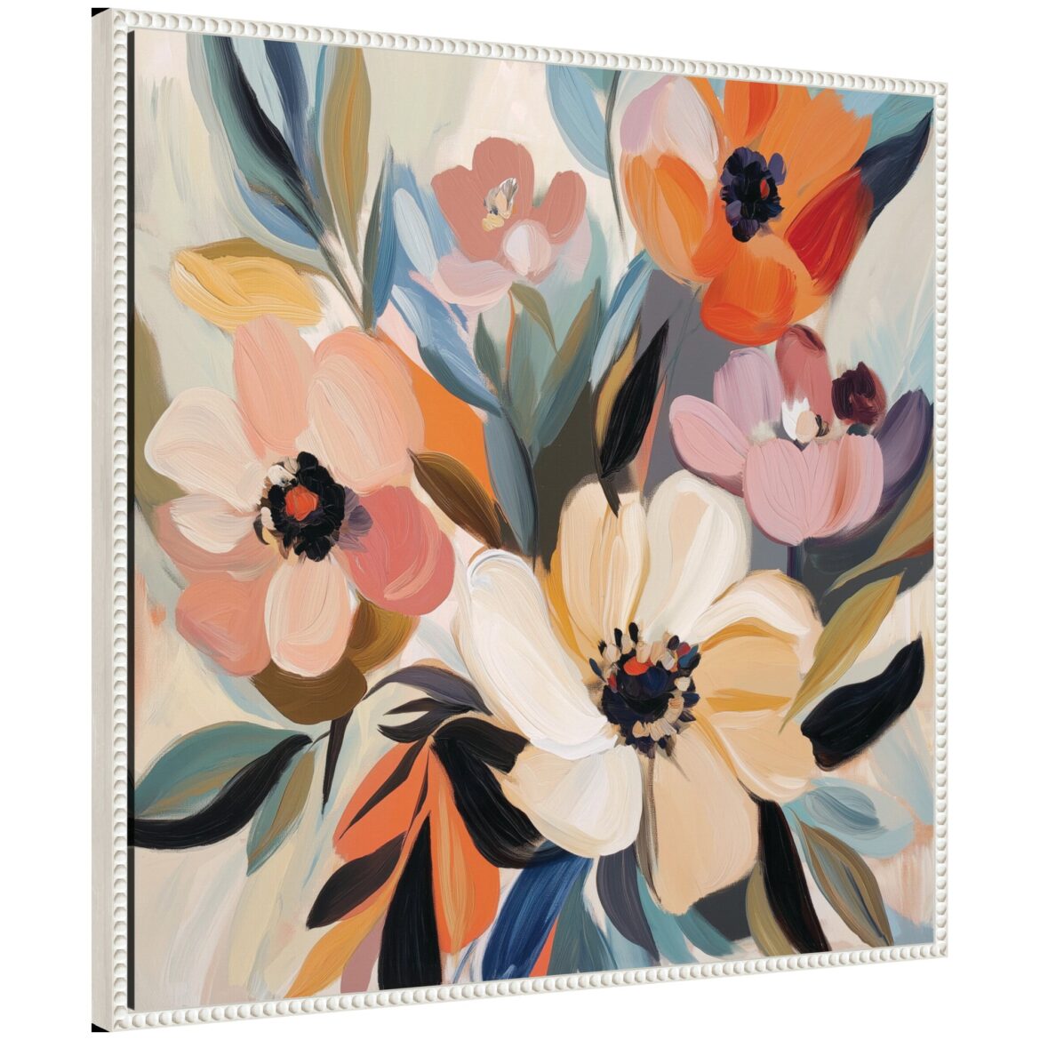 kate & laurel Sylvie Garden Bloom Abstract Bouquet I Framed Canvas by The Creative Bunch Studio New Arrivals | Home & Garden kate & laurel Sylvie Garden Bloom Abstract Bouquet I Framed Canvas by The Creative Bunch Studio