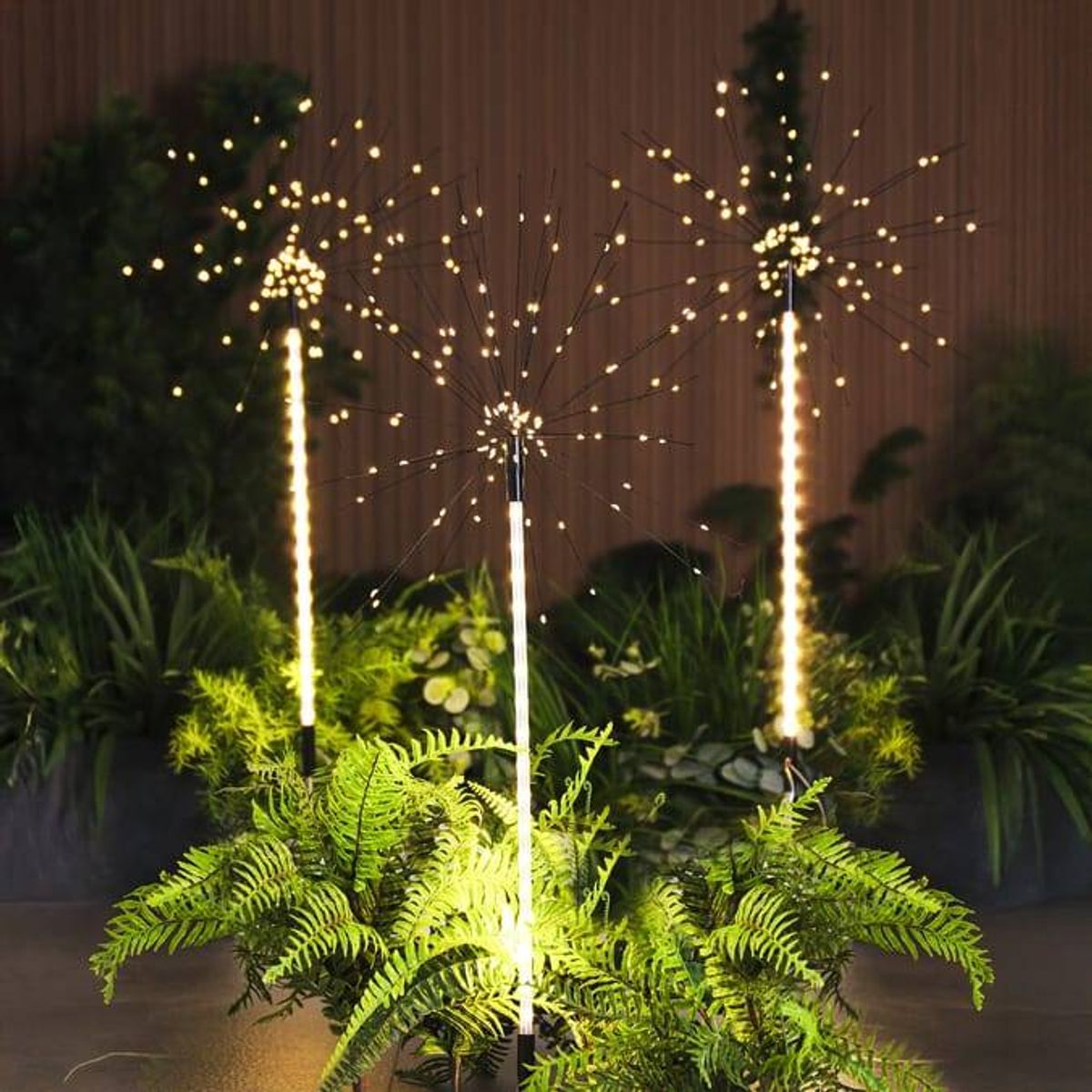Firefly Shooting Starburst Solar Light Stake Set