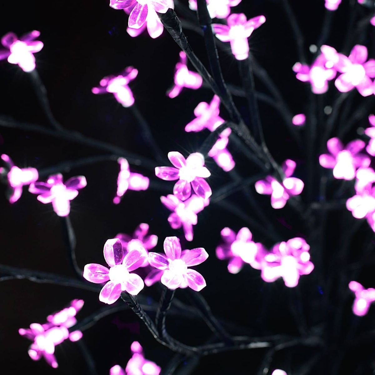 The 4ft tree is available in pink or white