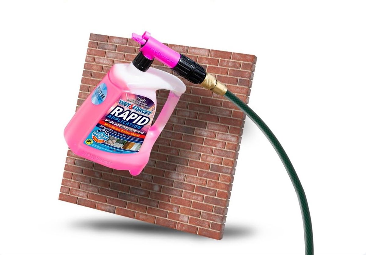 Wet & Forget Rapid Application, Ready-to-Use Mould, Lichen & Algae Remover, Black Spot Remover